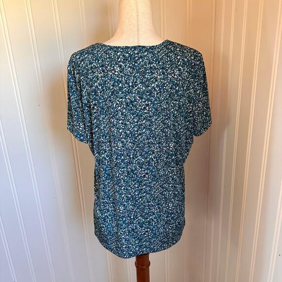 Vintage Y2K Blue Slinky Top L - Picture 4 of 5